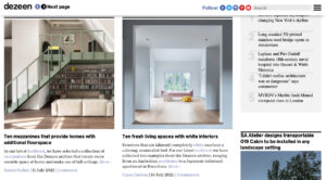 Dezeen is a great source for house renovation inspiration